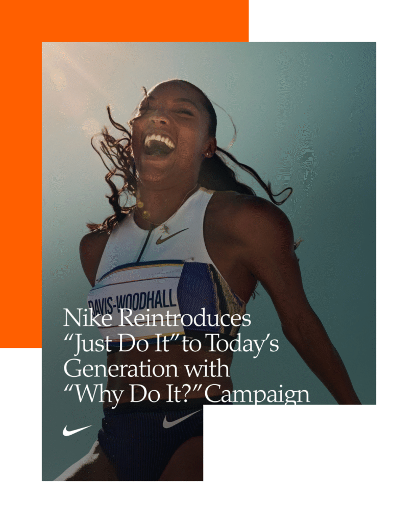Nike Why Do It campaign diver poised in slow motion