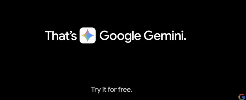 That’s Google Gemini