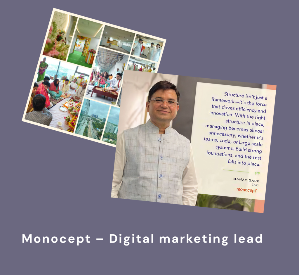 Monocept – Digital marketing lead
